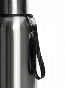 Термос туристический 2 литра для чая металлический с кружкой и ситечком Огонек OG-TRD06